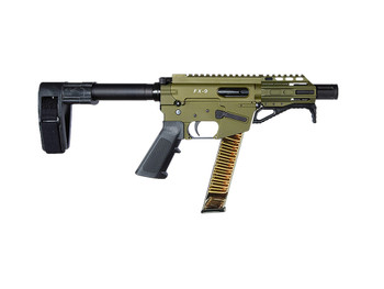 FREEDOM ORDNANCE FX9P4SBM-ODG FX9P 9mm Luger 4" OD Green