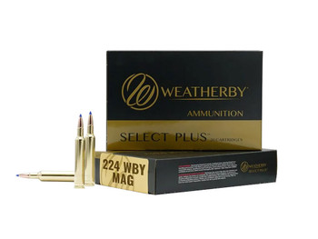 Weatherby R224805FBT 224WthbyMag 80.5gr 20 Per Box/10 Case