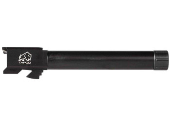Tapco TAP22018 Conversion 9mm Luger Fits Glock 22 Gen3-4 Threaded, Black Nitride, Thread Protector