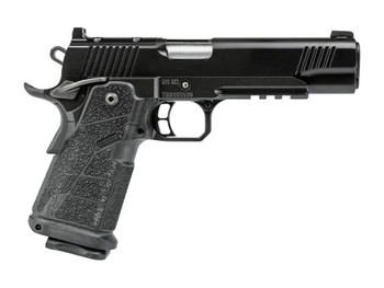 Kimber Mfg, Inc 3600307 DS Warrior 9mm Luger 10+1 5" Matte Stainless Barrel, KimPro Black Optic Ready/Serrated Slide Optic Cut/Serrated Slide, Black Stainless Steel Frame w/Beavertail & Picatinny Rail