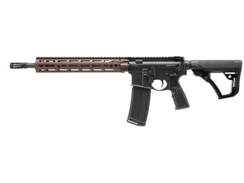 Daniel Defense 0219104238047 M4A1 RIII 5.56x45mm NATO 14.50" 30+1, Black Rec/Furniture, OEM Stock & Grip, 12.50" FDE M-Lok Handgaurd, Ambi Controls, Pinned & Welded Flash Hider