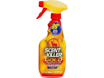 Wildlife Research 1252 Scent Killer Gold Odor Eliminator Odorless Scent 12 oz Trigger Spray
