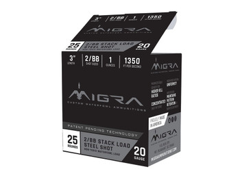 Migra Ammunitions M20S46 Combinational 20Gauge 3" 1oz 4/6Shot 25 Per Box/10 Case