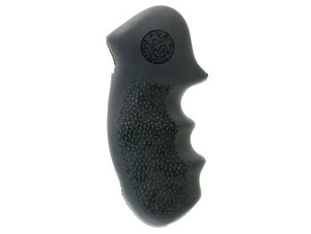 Hogue 19000 Monogrip Black Rubber with Finger Grooves for S&W K, L Frame with Round Butt