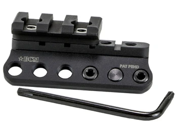 BCM 1913LMKM BCMGunfighter Modular Mount 1913 Picatinny Rail/KeyMod Black Aluminum