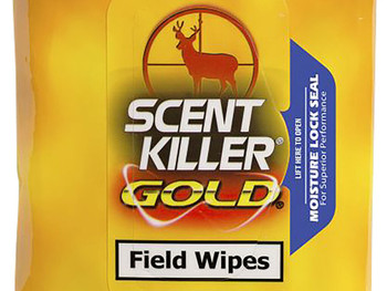 Wildlife Research 1295 Scent Killer Gold Field Wipes Odor Eliminator Wipes 24 Pack