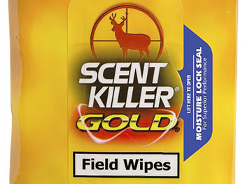Wildlife Research 1295 Scent Killer Gold Field Wipes Odor Eliminator Wipes 24 Pack