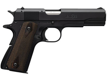 Browning 051802490 1911 A1 *CA Compliant Full Size 22 LR 10+1, 4.25" Matte Stainless Steel Barrel, Matte Black Serrated Slide & Alloy Frame w/Beavertail