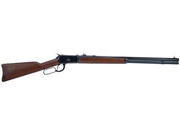 Heritage Mfg H9204524F1 92 Ranch Hand 45 Colt (Long Colt) 12rd 24" Black Polished Octagon Barrel, Black Polished Alloy Steel Receiver, Fixed Hardwood Stock