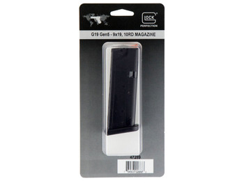 Glock 47289 G19 Gen5 10rd 9mm Luger Black Polymer