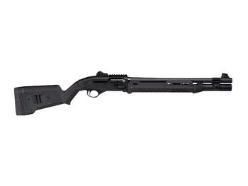Langdon Tactical Tech LTT1301ZMBLK Beretta 1301 3" 7+1 18.50" Black Anodized Aluminum Receiver, Black Magpul Polymer Stock, Modified Magpul Zhukov Forend
