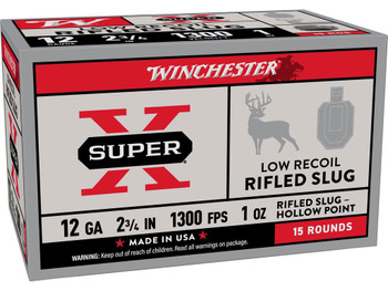 WIN X12RS15VPR 12G 2-3/4" SUPERX LR 1-OZ 15/10