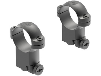Leupold 49944 Ringmounts Matte Black Ruger M77 1" Super High