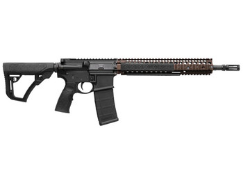 Daniel Defense 0208806027011 DDM4 M4A1 5.56x45mm NATO 30+1 14.50" Threaded Barrel, Black Hard Coat Anodized Receiver, 6 Position Stock w/SoftTouch Overmolding, Flat Dark Earth Handguard