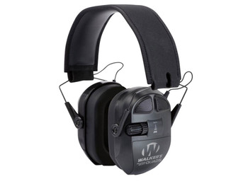 Walker's GWPXPMQB Ultimate Power Quad Muff 26 dB Over the Head Black Polymer