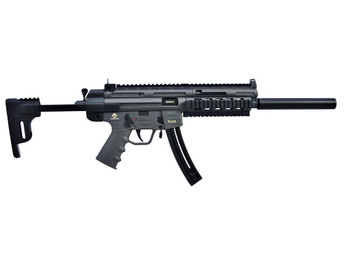 GSG GSGGERGGSG1622S GSG-16 Carbine Full Size 22 LR 22rd 16.25" Black Smoke Polymer Receiver Black Collapsible w/Storage Compartment Stock Right Hand