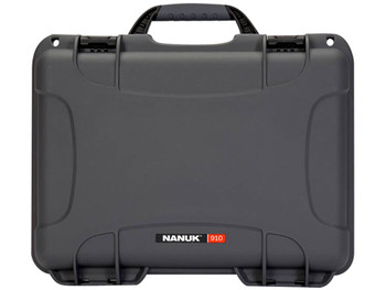 Nanuk 910GLOCK7 910 Glock Compatible 2 Up Pistol Case Graphite Resin w/ Closed-Cell Foam Padding 13.20" L x 9.20" W x 4.10" H Interior Dimensions