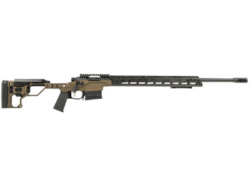 Christensen Arms 8010300900 Modern Precision 6.5 Creedmoor 22" Threaded Carbon Fiber Barrel 5+1, Black Nitride Finish, Desert Brown Anodized Folding Stock, Polymer Grip