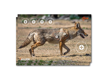 EZ-Aim 15284 Four Color Coyote Paper Hanging 23" x 35" Multi-Color 2 Per Pkg