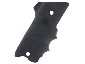 Hogue 82060 Rubber Grip Black with Finger Grooves & Right Hand Finger Rest for Ruger Mark II, III