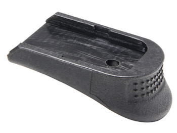 Pachmayr 03894 Grip Extender Extended Compatible w/ Glock 17/18/19/22/23/24/25/31/32/34/35/37, Black Polymer 2 Per Pack