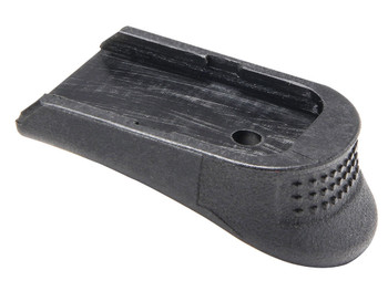 Pachmayr 03894 Grip Extender Extended Compatible w/ Glock 17/18/19/22/23/24/25/31/32/34/35/37, Black Polymer 2 Per Pack