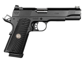 Wilson Combat CQBFS45 CQB 45 ACP 8+1 5" Full Size Carbon Steel Slide G10 Starburst Grip