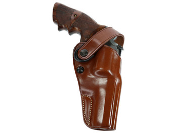Galco DAO106 DAO OWB Tan Leather Belt Slide Fits S&W L Frame Fits 6" Barrel Right Hand