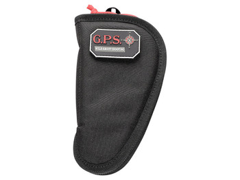 GPS Bags 1004CPCB Discreet Case w/ Black Finish w/ Lockable Zipper for 4" or Less Barrel Handgun