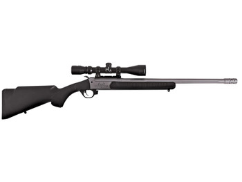 Traditions CR5-361130T Outfitter G3 w/Scope 360 Buckhammer 22" Tungsten Cerakote Chrome Lined Steel/ Target Crown Barrel, Tungsten Cerakote Drilled & Tapped Receiver, Black Synthetic Stock