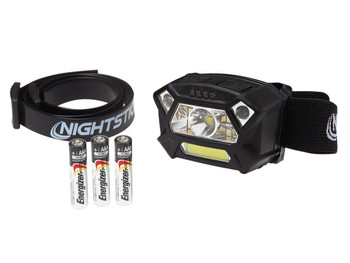 Nightstick NSP-4400B Black 320 Lumens Features Motion Activated Wake/Sleep Clip-On/Strap