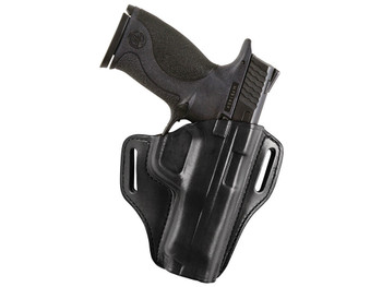 Bianchi 23942 57 Remedy OWB Size 12 Black Leather Belt Slide Fits Colt 1911 Commander Right Hand