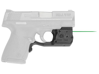 Crimson Trace 0158401 Laserguard Pro Fits S&W M&P Shield & M&P Shield M2.0 9mm/40 S&W, Green Laser/White Light Black Polymer