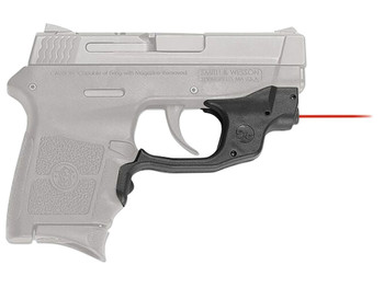 Crimson Trace 0145601 Laserguard Fits S&W M&P Bodyguard .380, Red Laser Black Polymer