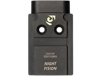 Night Fision GLKOP509TFSMOS Black Stainless Steel Fits Holosun 509t Compatible w/ Glock MOS