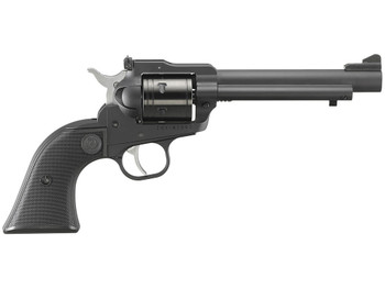 Ruger 2032 Super Wrangler 22 LR/22 WMR 6 Shot 5.50" Black Cerakote Steel Barrel & Frame, Black Cylinder, Black Checkered Polymer Grip, Transfer Bar Safety, Exposed Hammer