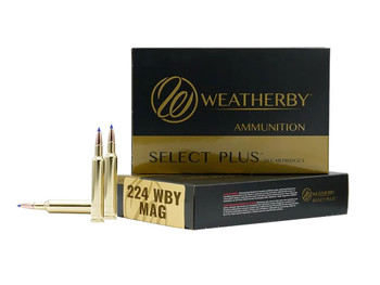 Weatherby H22450VMAX 224WthbyMag 50gr Hornady V-Max 20 Per Box/10 Case