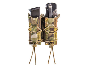 High Speed Gear 13PT12MC TACO Mag Pouch Double MultiCam Nylon Belt Compatible w/ Pistol