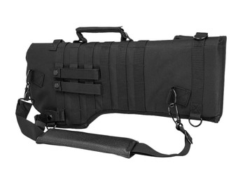 NcStar CVRSCB2919B VISM AR-15 Tactical Scabbard Adjustable Carry Handle Fits Most Rifle/Carbines Grommet Drainage