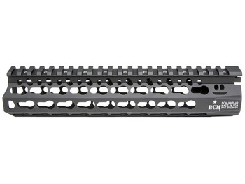 BCM KMRA9556BK KMR Alpha Handguard 9" Keymod Style Made of Aluminum with Black Anodized Finish for AR-15
