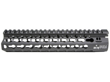 BCM KMRA9556BK KMR Alpha Handguard 9" Keymod Style Made of Aluminum with Black Anodized Finish for AR-15
