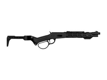 Derya Firearms RANX.12.45 RANX 45 Long Colt 4+1 12" Black Melonite Threaded Barrel, Black Melonite Steel Receiver w/Picatinny Rail, M-LOK/Picatinny Rail Forend, Black Aluminum Ironwolf Stock