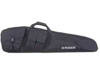 Ruger 27932 Defiance Tactical Rifle Case 42" Black Endura with Ruger Logo, Carry Handle, Knit Lining, Mag Pocket, Accessory Pockets & Lockable Zipper