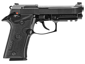 Beretta USA J80XBLK13 80X Cheetah 380 ACP 13+1 3.90" Black Optic Ready/Serrated Slide, Black Anodized Aluminum Frame w/Picatinny Rail & Beavertail