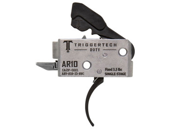 TriggerTech AHTSDB33NNC Duty Curved Trigger Single-Stage 3.50 lbs Draw Weight Fits AR-10