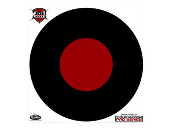 Birchwood Casey 35187 Dirty Bird 3-Gun Nation Circle Paper Hanging 17.25" Black/Red 5 Pack