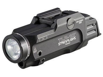 Streamlight 69470 TLR-10 Gun Light with Red Laser Black Anodized 1,000 Lumens White LED