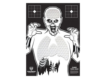 Triumph Systems 031513001 Threat Down Reactive Splatter Target Zombie Hanging Paper 30"H x 22"W