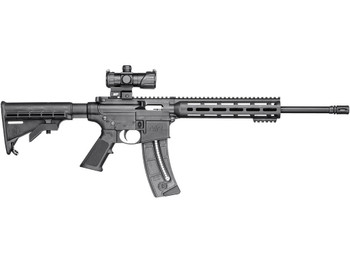 Smith & Wesson 12722 M&P15 Sport OR 22 LR 25+1 16.50" Black Threaded Barrel, Matte Black Aluminum Receiver w/Picatinny Rail, M-LOK Handguard, Black 6 Position Synthetic Stock, Black Polymer Grip, S&W