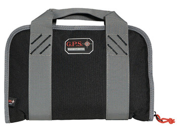 GPS Bags 1107PCCB Double Compact Black Holds 1-2 Handguns